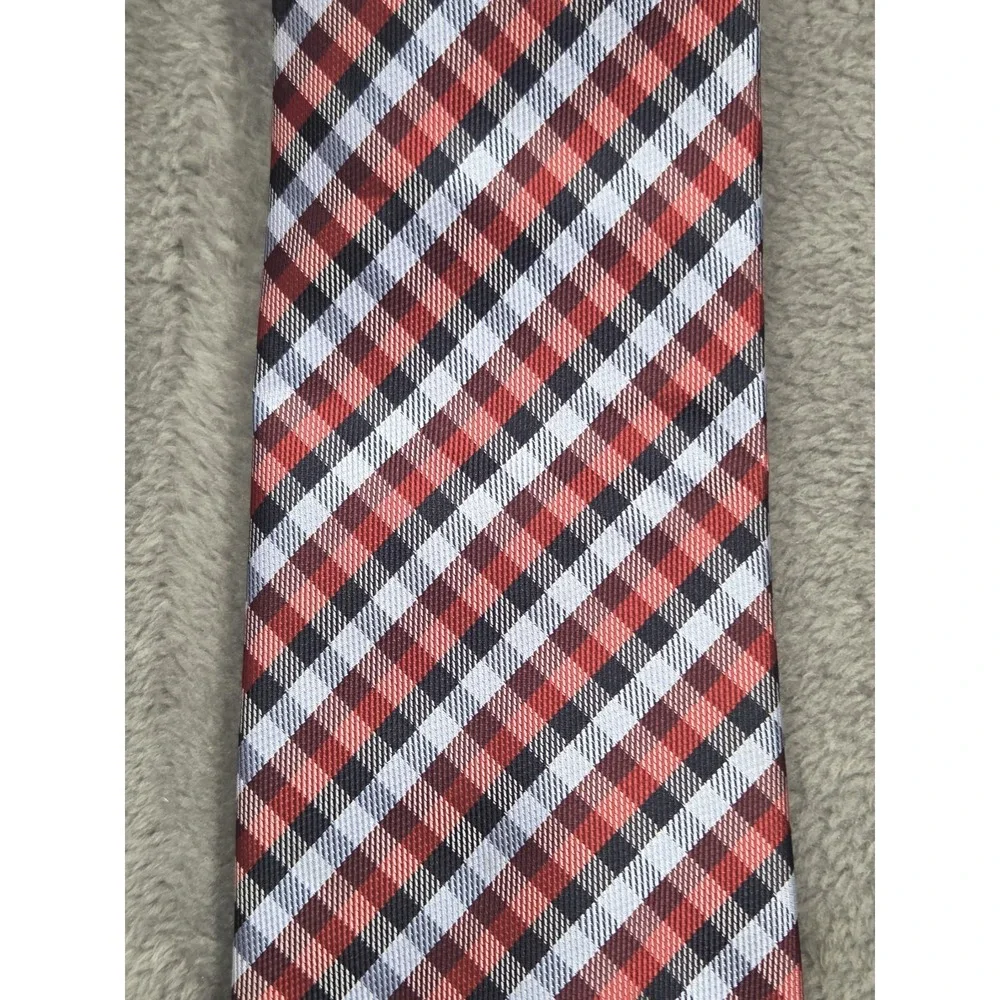 Men's Saddlebred Necktie Red White Blue Polyester 3/63‎